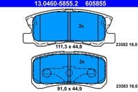 Bremžu uzliku kompl., Disku bremzes
