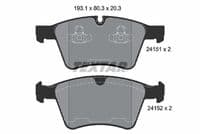 Bremžu uzliku kompl., Disku bremzes