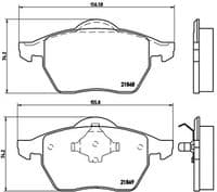 Bremžu uzliku kompl., Disku bremzes