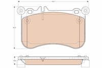 Bremžu uzliku kompl., Disku bremzes