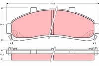 Bremžu uzliku kompl., Disku bremzes