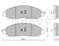 Bremžu uzliku kompl., Disku bremzes