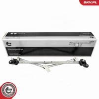 Stiklu tīrītāja sviru un stiepņu sistēma