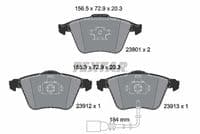 Bremžu uzliku kompl., Disku bremzes