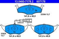 Bremžu uzliku kompl., Disku bremzes