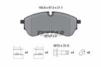 Bremžu uzliku kompl., Disku bremzes