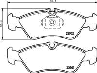 Bremžu uzliku kompl., Disku bremzes