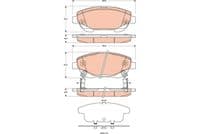 Bremžu uzliku kompl., Disku bremzes
