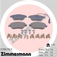 Bremžu uzliku kompl., Disku bremzes