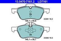 Bremžu uzliku kompl., Disku bremzes