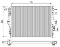 Radiators, Motora dzesēšanas sistēma