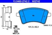 Bremžu uzliku kompl., Disku bremzes