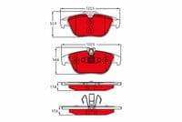 Bremžu uzliku kompl., Disku bremzes