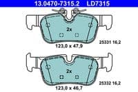 Bremžu uzliku kompl., Disku bremzes