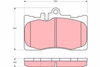 Bremžu uzliku kompl., Disku bremzes