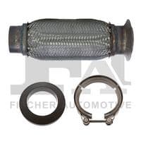 Gofrēta caurule, Izplūdes gāzu sistēma