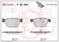 Bremžu uzliku kompl., Disku bremzes