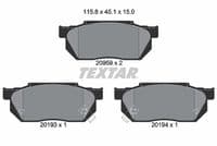 Bremžu uzliku kompl., Disku bremzes