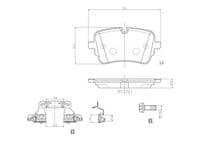 Bremžu uzliku kompl., Disku bremzes