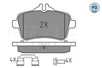 Bremžu uzliku kompl., Disku bremzes