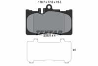 Bremžu uzliku kompl., Disku bremzes