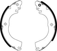 Bremžu loku komplekts