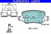 Bremžu uzliku kompl., Disku bremzes