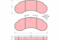Bremžu uzliku kompl., Disku bremzes