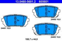 Bremžu uzliku kompl., Disku bremzes