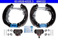 Bremžu loku komplekts