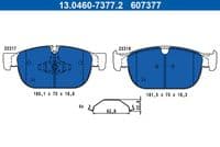 Bremžu uzliku kompl., Disku bremzes