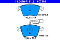 Bremžu uzliku kompl., Disku bremzes