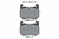 Bremžu uzliku kompl., Disku bremzes