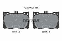 Bremžu uzliku kompl., Disku bremzes