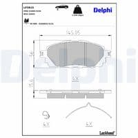 Bremžu uzliku kompl.