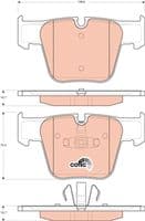 Bremžu uzliku kompl., Disku bremzes