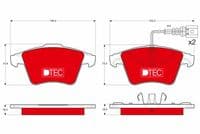 Bremžu uzliku kompl., Disku bremzes