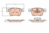 Bremžu uzliku kompl., Disku bremzes