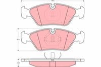 Bremžu uzliku kompl., Disku bremzes