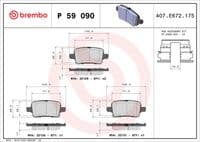 Bremžu uzliku kompl., Disku bremzes