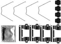 Piederumu komplekts, Disku bremžu uzlikas