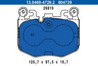 Bremžu uzliku kompl., Disku bremzes