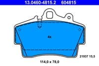 Bremžu uzliku kompl., Disku bremzes