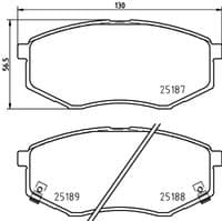 Bremžu uzliku kompl., Disku bremzes