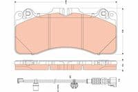 Bremžu uzliku kompl., Disku bremzes