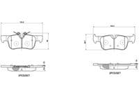 Bremžu uzliku kompl., Disku bremzes
