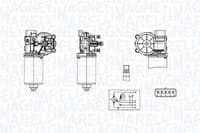 Stikla tīrītāju motors