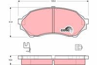 Bremžu uzliku kompl., Disku bremzes