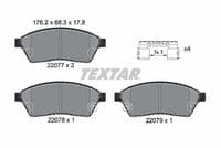 Bremžu uzliku kompl., Disku bremzes