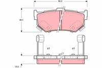 Bremžu uzliku kompl., Disku bremzes